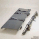 Krankentrage N, 1 x klappbar mit 4 Gleitfüßen DIN 13024 (Bezug monofiles Gewebe), 1 Stück