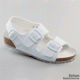 Sandale Modell STARNBERG mit Fersenriemen weiß, Gr. 36, 1 Paar