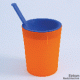 medizinische Trinkhilfe orange-blau 200 ml, 1 Stück
