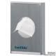 SanTRAL Hygienebeutelspender HB 2 E AFP Edelstahl geschliffen (mit Anti-Fingerprint-Beschichtung), 1 Stück