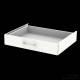 Schublade 08/16 Standard 60 weiß, komplett mit Führungen, 10 cm hoch, 1 Stück