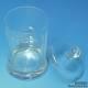 Glaszylinder mit Überfallglasdeckel mit Knopf ca. 10 x 10 cm Ø, 1 Stück