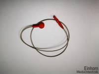 Elektrodenleitung für Patientenkabel LZ-EKG-Gerät CM3000SM, 60cm,  rot