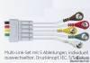 Multi-Link-Set, 5 Ableitungen, Druckknopf, IEC, 130 cm
