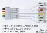 Multi-Link-Set, 5 Ableitungen, Klammern, AHA, 130/74 cm