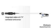Ohrsensor mit H-Stecker (Ohmeda), 4 m, inkl. Kopfband und Clip