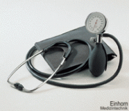 boso med I Blutdruckmessgerät Ø 60 mm, mit Zugbügel-Klettenmanschette (Einschlauch)