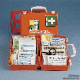Erste-Hilfe Koffer QUICK-CD mit Füllung Norm DIN 13157, orange (mit Wandhalterung)