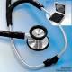 Stethoskop Edelstahl ratiomed schwarz für Erwachsene, 1 Stück