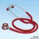 Stethoskop Edelstahl ratiomed rot für Kinder, 1 Stück