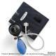 DuraShock Blutdruckmessgerät DS55 blau, Ø 50 mm, verchromt, 1-Schlauch (für Erwachsene, im Etui)