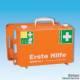 Erste-Hilfe Koffer SN-CD orange mit Füllung Ö-Norm Z 1020-1