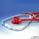 Stethoskop Doppelkopf ratiomed rot, 1 Stück