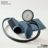 boso clinicus II Blutdruckmessgerät schwarz mit Klettenmanschette Ø 60 mm (Doppelschlauch )