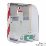 SaveBox advanced (Wandkasten AED Alarm) inkl. Magnetschloss und Hinweisschild
